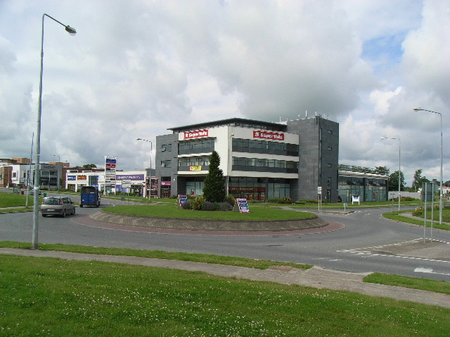 Roundabout at Johnstown Shopping Centre