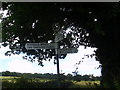 Signpost to Morrals Wood