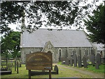 SH5767 : Eglwys Sant Cedol Church, Pentir by Eric Jones