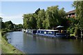 Boats on the canal at Hall Road, Maghull