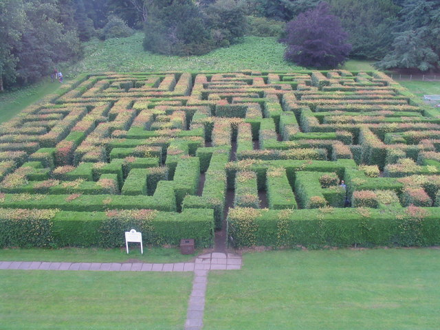 The maze at Traquair
