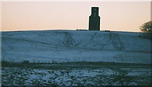 SU0306 : Horton Tower in snow at dusk by Chris Downer