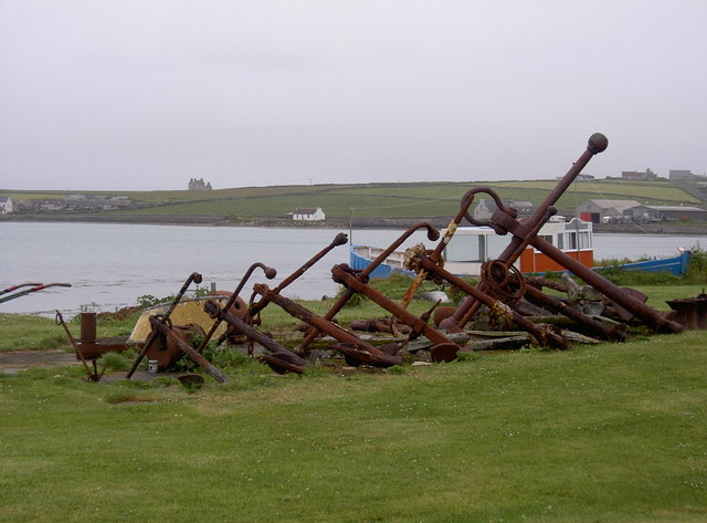 Anchors at Pierowall Bay