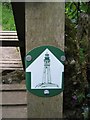 Two Lighthouses Walk Marker near Trwyn-du