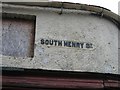 South Henry Street Sign