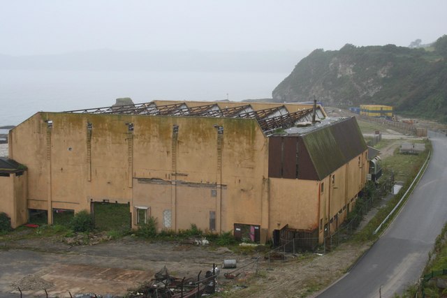 Partly demolished Cornwall Coliseum