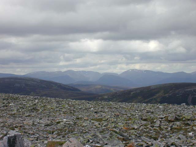 The Cairngorms from An Socach