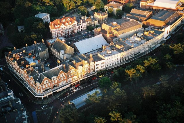 Bournemouth: façades from above