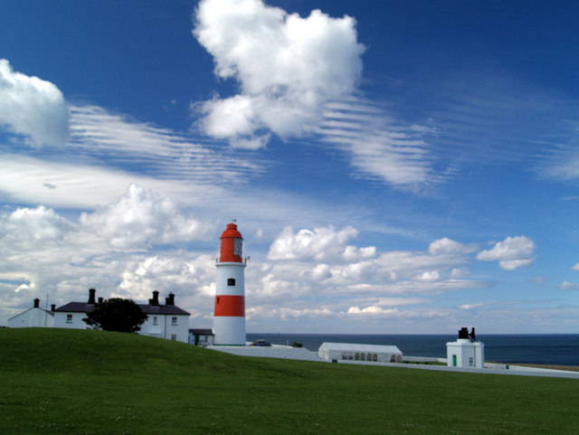 Souter lighthouse and fog horn.