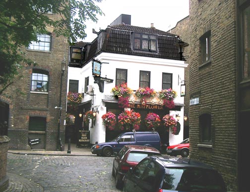 The Mayflower Pub on Rotherhithe Street. SE16
