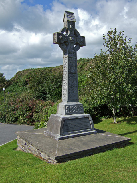 Celtic Cross in the grounds of Rathmore RC Church