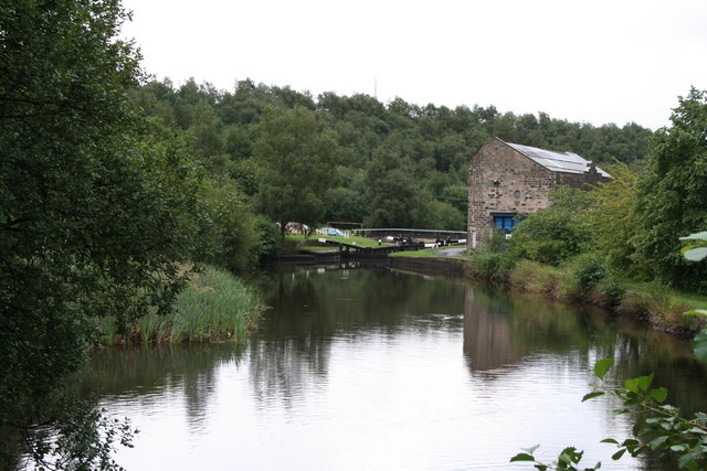 Sladen Lock No 44, Rochdale Canal, Lancashire