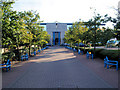 Main entrance to the centre.