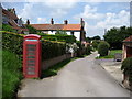 SE3392 : Telephone Box, Ainderby Steeple by Chris Heaton