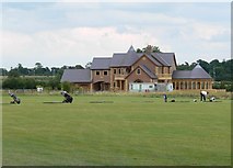 SP6398 : Glen Gorse Golf Club Practice Ground by Mat Fascione