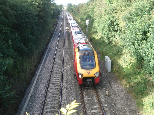 Speeding train at Dunhampstead - 1