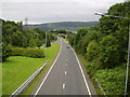 Looking north on the A726