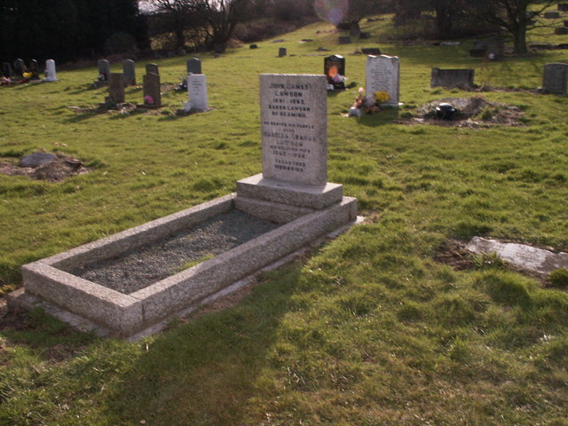 Grave and Headstone of  Lord Lawson of Beamish