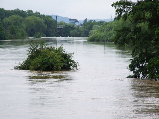 Flooded River Avon