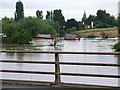 Stranded narrowboats