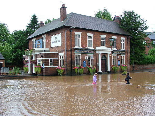 Manor House, flood of July 20th 2007