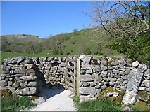 SD9062 : Gate and Footpath by Weet Close Bridge by John S Turner