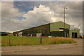 Large building in industrial estate