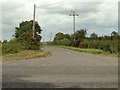 Road to Padney as seen from the A.1123