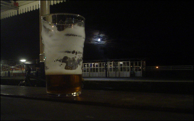 Stalybridge Station and Moon.