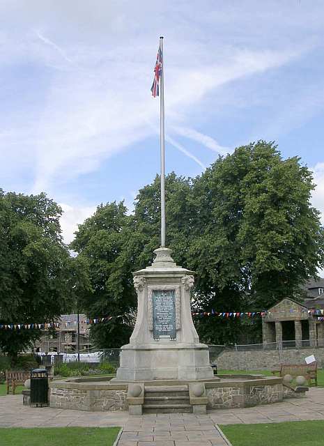 War Memorial in Memorial Gardens