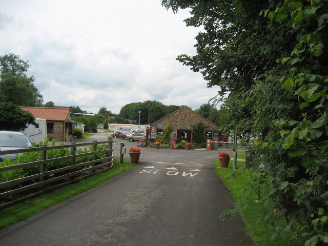 Entrance to River Laver Holiday Park