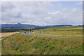 The A96 with Bennachie in the far distance
