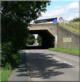 SP5595 : M1 Motorway bridge by Mat Fascione