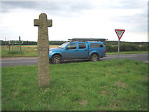 TG2134 : Hanworth Cross on Cromer - Norwich road A140 by Zorba the Geek