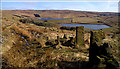 SD9809 : Castleshaw Reservoirs by Howard Selina