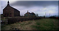 Chapel and pub above Delph