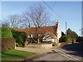 Flint-faced farmhouse