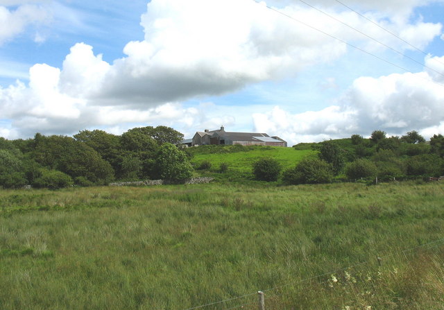 Coed Cae Du Farm Viewed Across Wetland © Eric Jones Geograph 9349