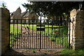 Church gates, Barton-on-the-Heath