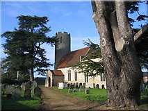 TM3794 : All Saints Church, Kirby Cane, Norfolk by Kate