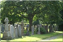 NT2374 : Cemetery on Queensferry Road at the top of Orchard Brae by Mike Pennington