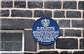 SD9321 : Sir John Cockcroft's Blue Plaque by michael ely