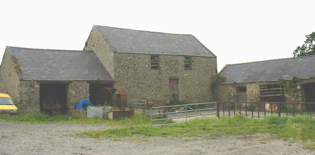 Another view of the farm buildings at Plas Penmynydd