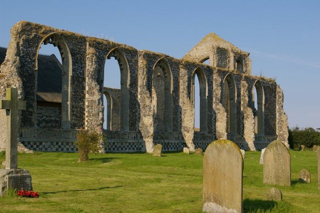 Ruins of former St Andrew's church