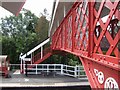 Station footbridge