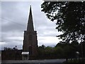 SJ4189 : All Saints Church, Childwall under an overcast sky by Tom Pennington