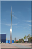 TQ3979 : Obelisk at the O2 Dome by Stephen Craven