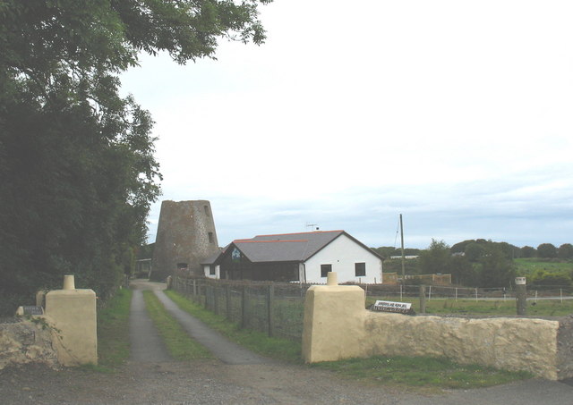 The ruined Mona Corn Mill, Brynteg