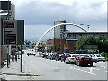 NS5765 : Clyde Arc from Finnieston Street by Thomas Nugent