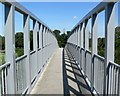 Footbridge across the A6